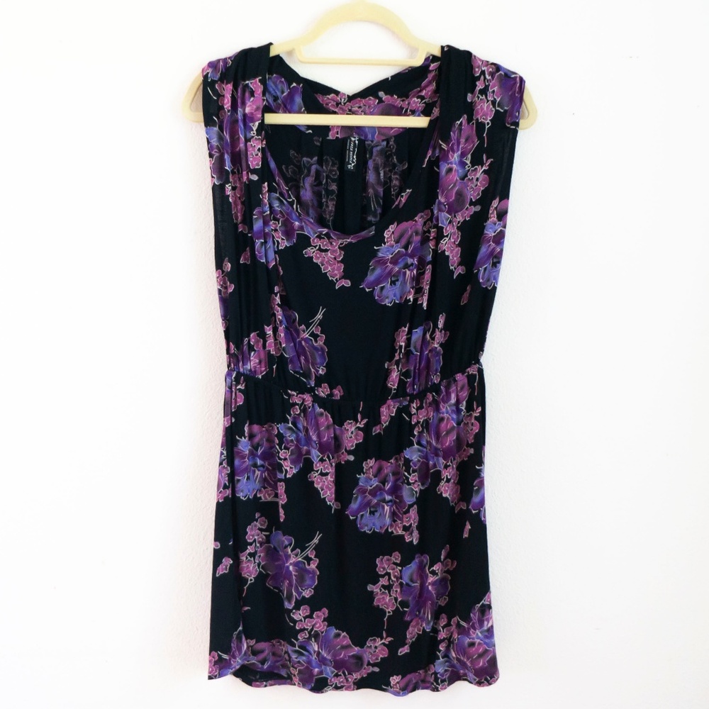 Free People floral black dress/top